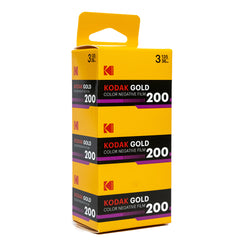 GOLD 200 Color Negative Film, 35mm 3-Pack